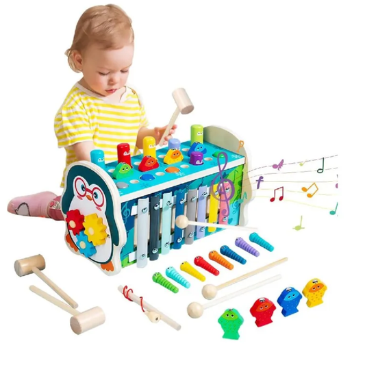 Pinguino de madera multifuncional