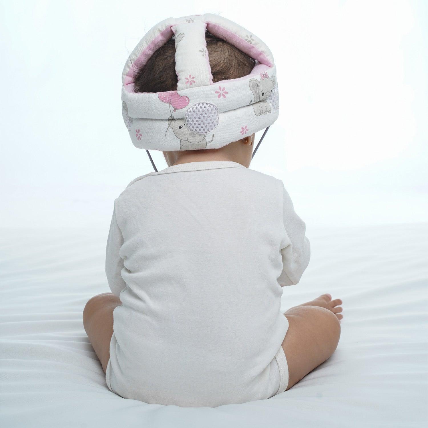 Casco Anti Golpe Rosado Elefante - Maternelle