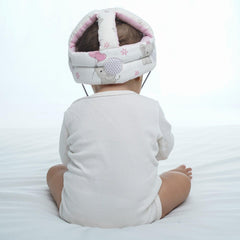 Casco Anti Golpe Rosado Elefante - Maternelle
