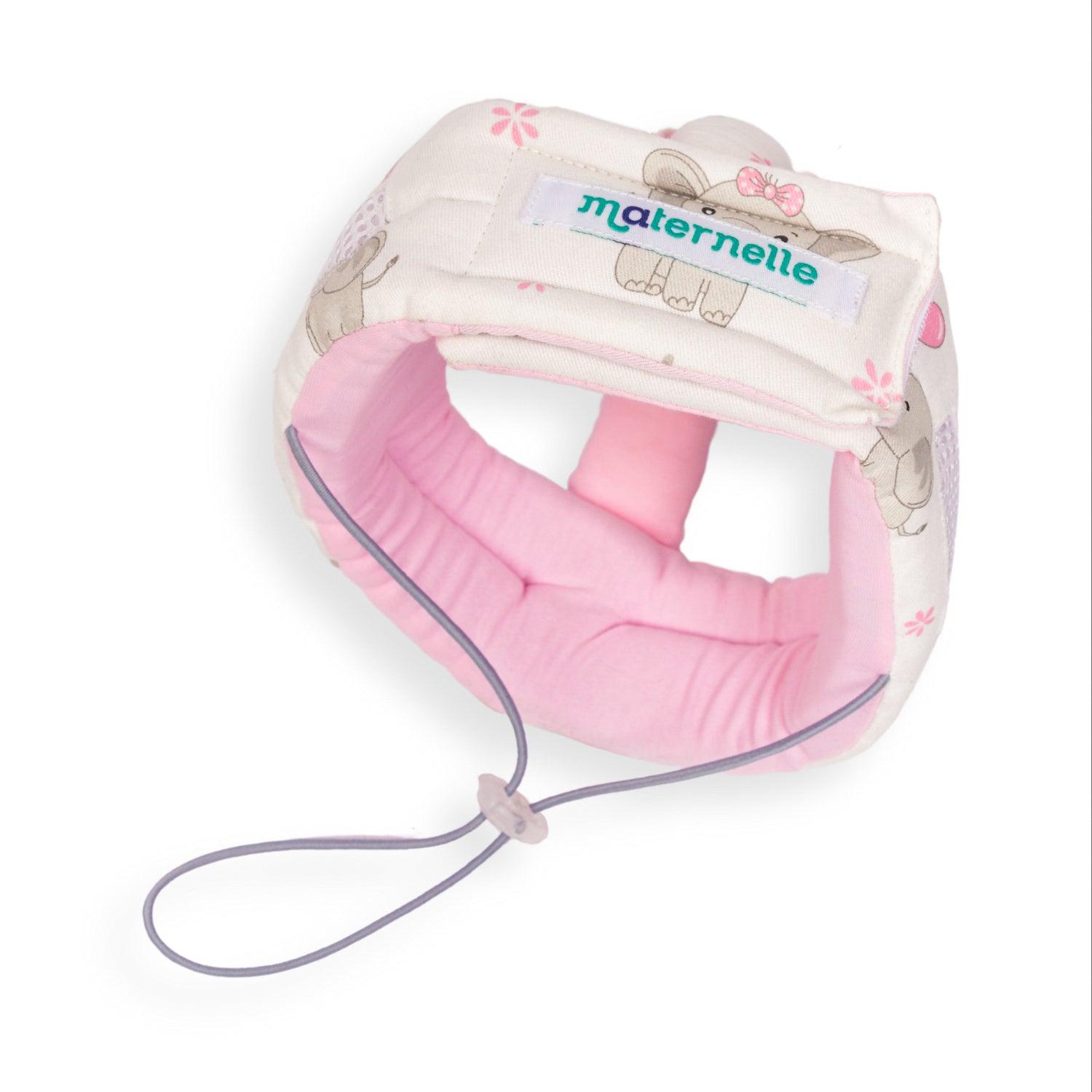 Casco Anti Golpe Rosado Elefante - Maternelle