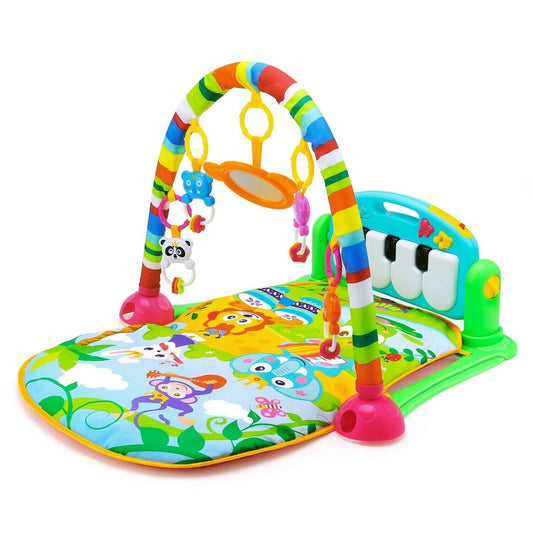 Gimnasio Multifunción Huanger con piano 3 en 1 Verde - Maternelle