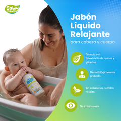 Jabón Liquido Relajante De Baño 520 ML Salvy
