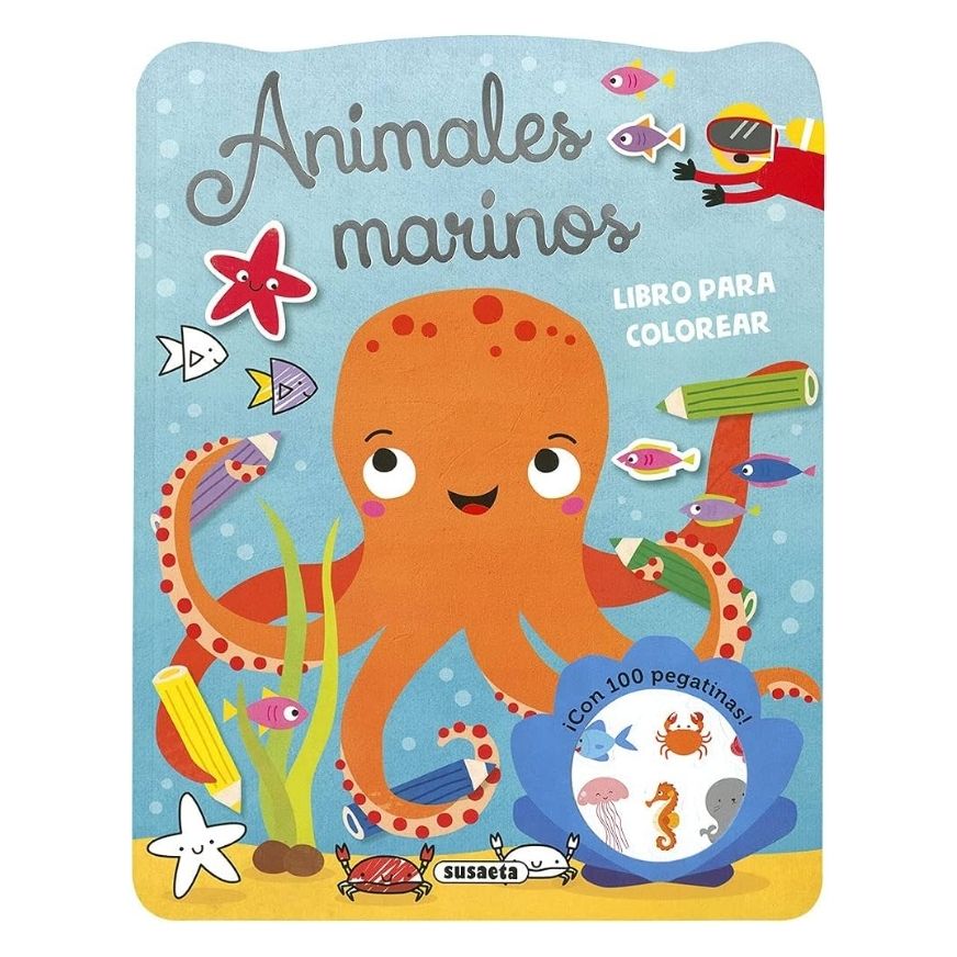 Libro para colorear de Animales marinos | Lexus