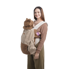 Cobertor para Mochila Portabebé Impermeable Maternelle - Color Beige