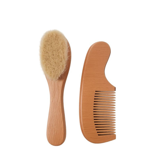 Set Cepillo + peine de madera Maternelle