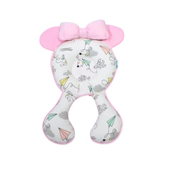 Soporte de cabeza 2 en 1 maternelle Rosado Cometa con amortiguación para la cabeza y el cuello del bebé