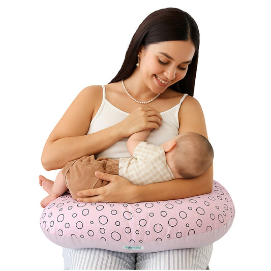 Almohada de Lactancia y Estimulacion 5 en 1 - Plush Rosado
