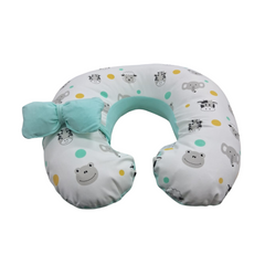 Almohada de Lactancia y Estimulacion 5 en 1 - Verde Animales