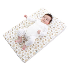 Cojin Antireflujo maternelle Beige Ositos, soporte firme y cómodo al bebé