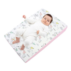 Cojin Antireflujo maternelle rosado cometa, soporte firme y cómodo al bebé