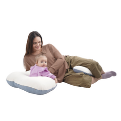 Cojín Multifuncional Maternelle Azul Apego, para embarazadas , soporte lumbar, comodidad del bebé, almohada de lactancia