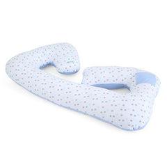 Cojín Multifuncional maternelle  Celeste Estrellas,para embarazadas, soporte lumbar, comodidad del bebé, almohada de lactancia