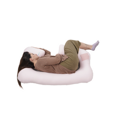 Cojín Multifuncional Maternelle Rosado Apego para embarazadas , soporte lumbar, comodidad del bebé, almohada de lactancia