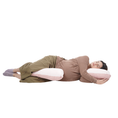 Cojín Multifuncional Maternelle Rosado Apego para embarazadas , soporte lumbar, comodidad del bebé, almohada de lactancia
