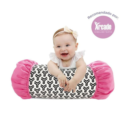 Rodillo maternelle ergonómico premiun fucsia  - estimulación, psicomotrices y auditivos