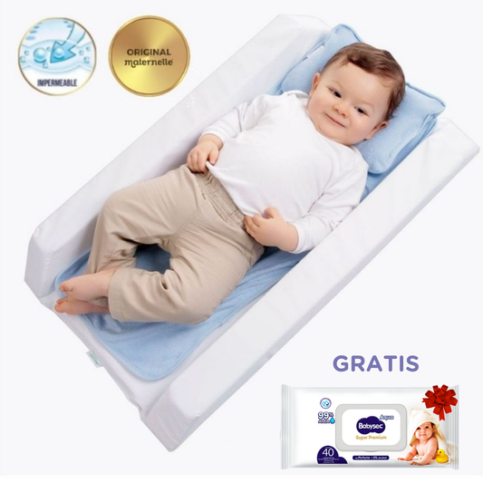 Cambiador 2 en 1 Maternelle Celeste, adaptable