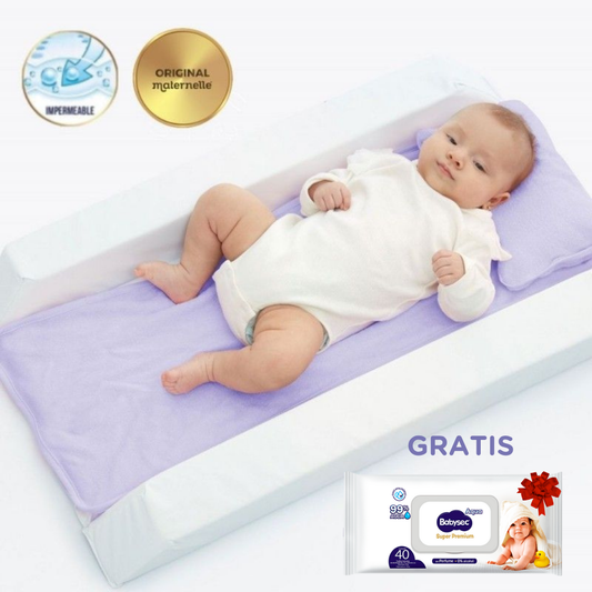 Cambiador 2 en 1 Maternelle Lila, adaptable