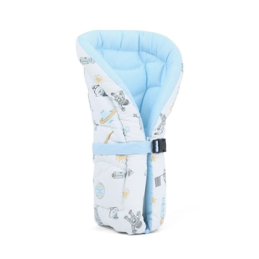 Cojín Ergonómico 3 en 1 para Bebé Maternelle - Modelo Celeste Espacial - Ideal para los Primeros Meses