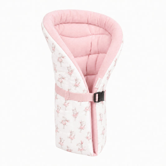 Cojín Ergonómico 3 en 1 para Bebé Maternelle - Rosado Conejitas Bailarinas - Ideal para los Primeros Meses