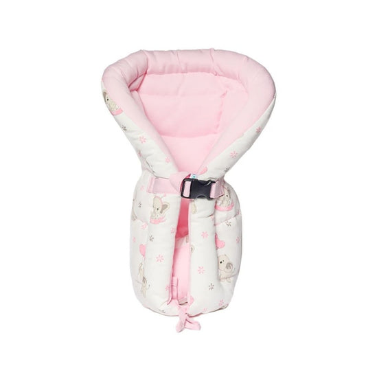 Cojín Ergonómico 3 en 1 para Bebé Maternelle - Modelo Rosado Elefante - Ideal para los Primeros Meses