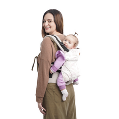 Mochila Ergonómica Evolutiva 4 en 1 maternelle  Plomo Arcoiris, canguro, portabebé