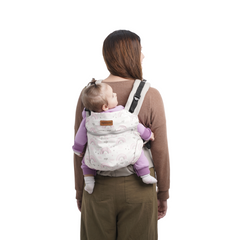 Mochila Ergonómica Evolutiva 4 en 1 maternelle  Plomo Arcoiris, canguro, portabebé
