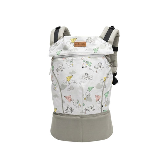 Mochila Ergonómica Evolutiva 4 en 1 maternelle Plomo Cometa, canguro, portabebé