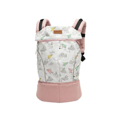 Mochila Ergonómica Evolutiva 4 en 1 maternelle Rosado Cometa, canguro, portabebé