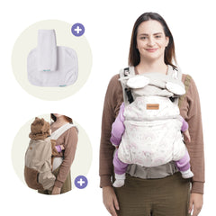 PACK DE PORTEO (Mochila Ergonómica Evolutiva + Cobertor de mochila + Protector de Asas)