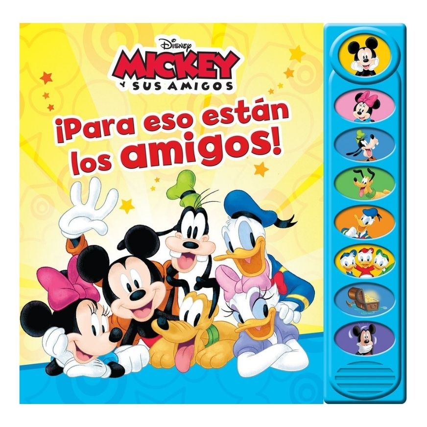 Libro interactivo Para eso están los amigos Mickey Mouse | Eurosur