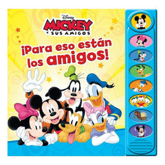Libro interactivo Para eso están los amigos Mickey Mouse | Eurosur