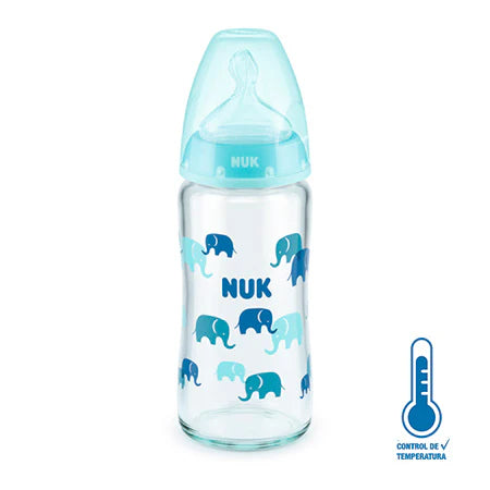 Biberón First Choice Vidrio CT 240ml Niño - NUK
