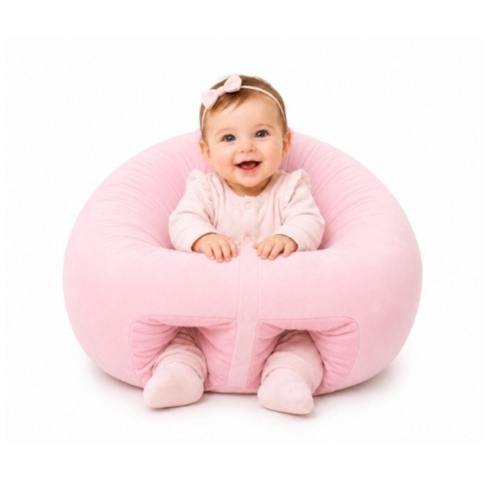 Puff de Descanso Bebé Rosado Plush