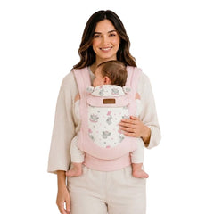 Mochila Portabebé Ergonómica 4 en 1 Rosado Elefante | Maternelle
