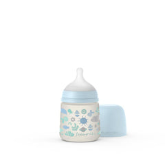 Biberón Anticólico SX PRO Memories Flujo Lento (S) 150 ml - 5 onzas Celeste - Suavinex - Maternelle