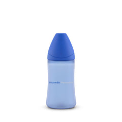 Set 2 biberones The Basics 270 ml - 9 onzas Azul - Suavinex - Maternelle