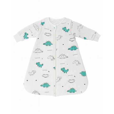 Saquito de dormir Breeze 2 en 1 Dinosaurio de Muselina | Maternelle