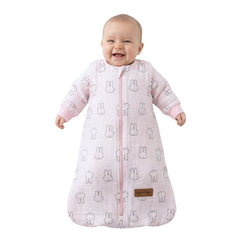 Saquito de dormir Brezze 2 en 1 Rosado Conejo - Muselina