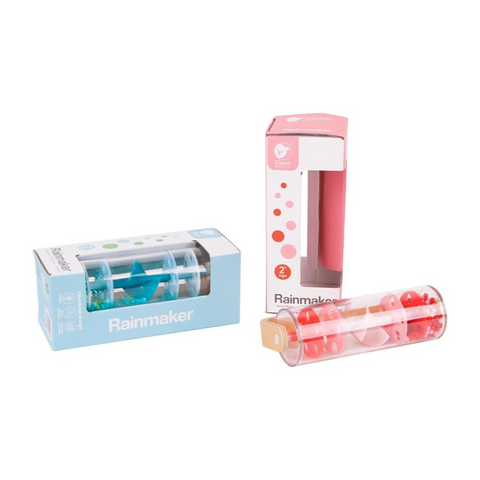 Rainmaker de Classic World - Juguete para bebés Rainmaker - Juguetes sensoriales para bebés - Juguete con instrumento auditivo - Juguetes para bebés de 2 años en adelante - Ideal para rellenar medias navideñas, azul
