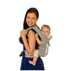 Mochila Portabebé Ergonómica 4 en 1 Maternelle - Modelo Plomo Elefante - Adaptable y Confortable