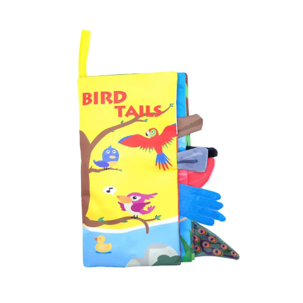 LIBRO SENSORIAL DE TELA PARA BEBES