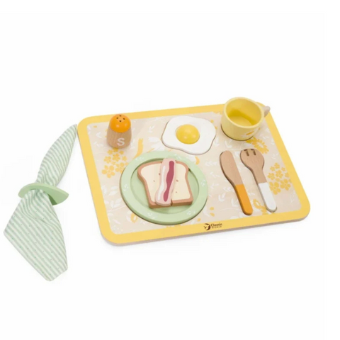 Juego de Bandeja de desayuno vintage