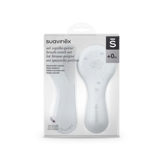 SET CEPILLO Y PEINE  +0 M AZUL- SUAVINEX TIGRA