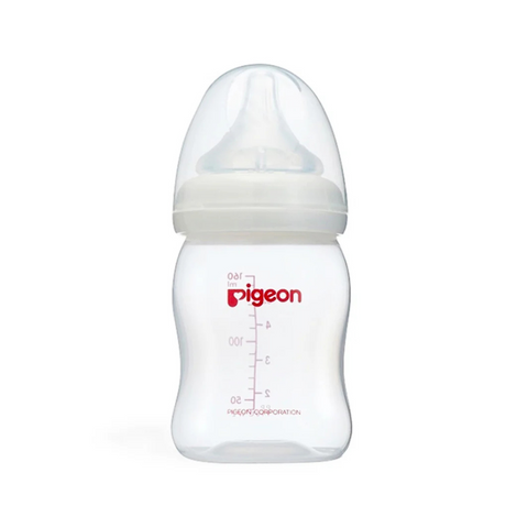 BIBERON SOFTOUCH B/A 160ML/5OZ PLASTICO ROSCA BLANCA 0M+ - PIGEON