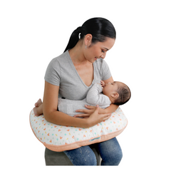Almohada de Lactancia y Estimulación 5 en 1 Maternelle - melón micky, cojin de lactancia