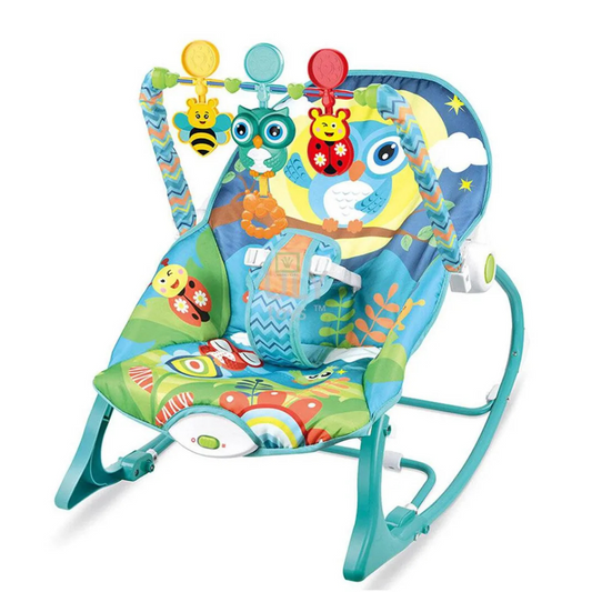 Silla mecedora vibradora musical - Buho Rocker