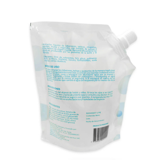 Limpiador de Biberones y extractores de 250ML Doypack - Natural Salvy
