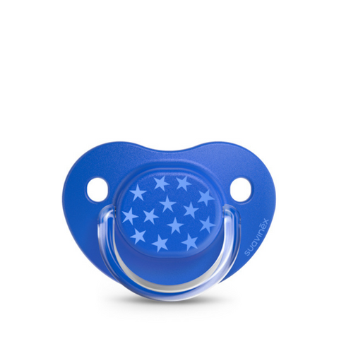 Chupon con Tetina Anatomica 0-6 M x 2 unidades The Basics Azul - Suavinex