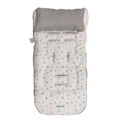 Colchoneta para Coches maternelle luna estrella, para coche de paseo o en la silla de auto,acolchado, suave, reversible, adaptable (Copia)