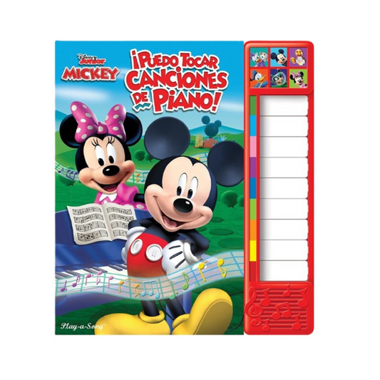 Libro pequeño piano Mickey puedo tocar canciones piano - 2
